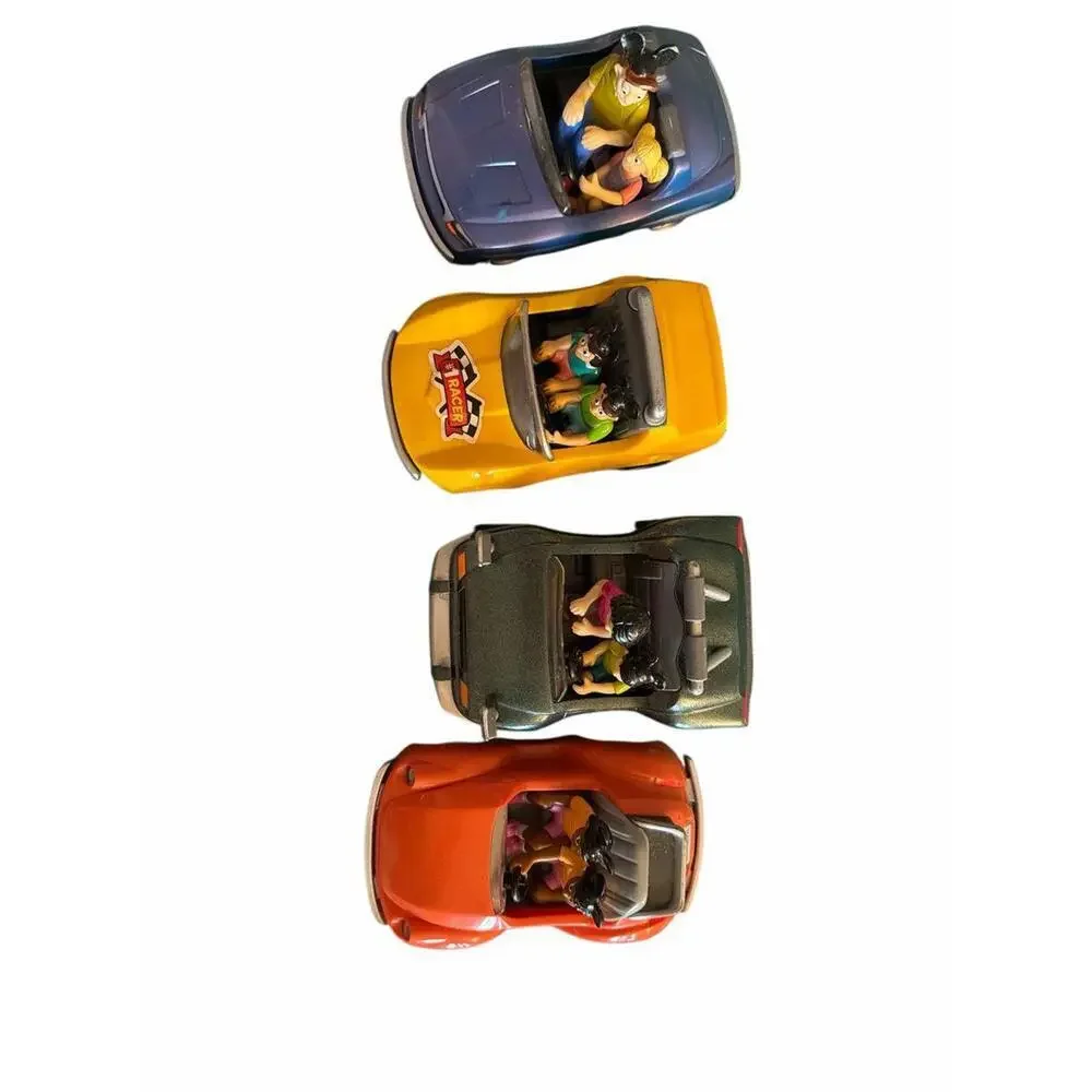 Disney Pixar These are Disney's Autopia toy cars, likely from the Disneyland the